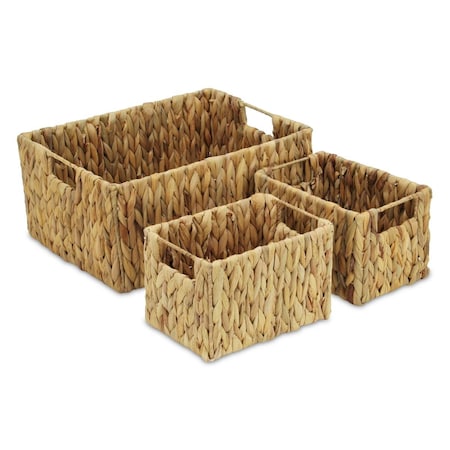 H2H Laelia Water Hyacinth Storage Bin - 3 Piece H22842818